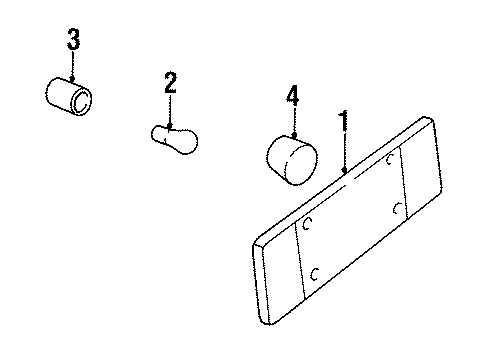 1995 Oldsmobile Aurora Backup Lamps Diagram