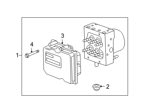 2011 Chevy Camaro ABS Components Diagram