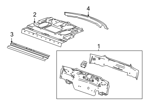 2017 Buick Regal Rear Body Diagram