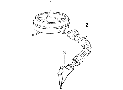 1984 Buick Electra Air Intake Diagram 2 - Thumbnail