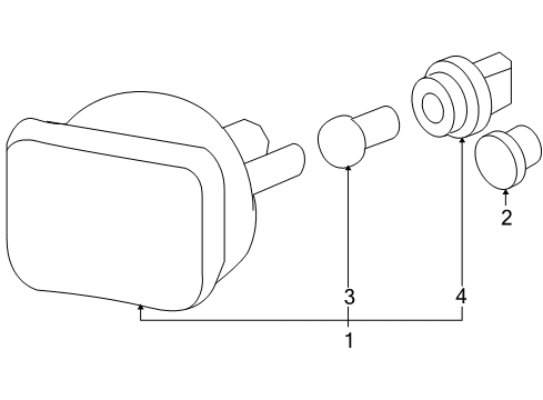 2006 Buick Terraza Daytime Running Lamp Components Diagram