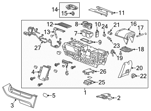 2013 Chevy Malibu Auxiliary Jack Diagram for 25908967