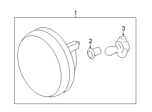 2015 Chevy Silverado 2500 HD Bulbs Diagram