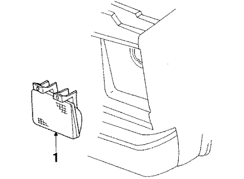 1988 Chevy R10 Suburban Park Lamps Diagram