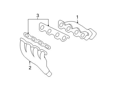 2009 Buick Lucerne Exhaust Manifold Diagram 2 - Thumbnail