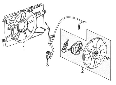 2014 Chevy Cruze Cooling Fan Diagram 3 - Thumbnail