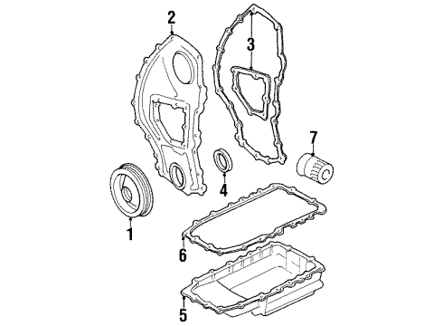 1992 Pontiac Grand Am Engine Parts Diagram