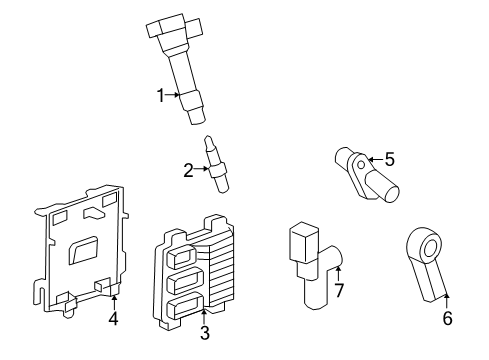 2025 Cadillac XT6 Ignition System Diagram
