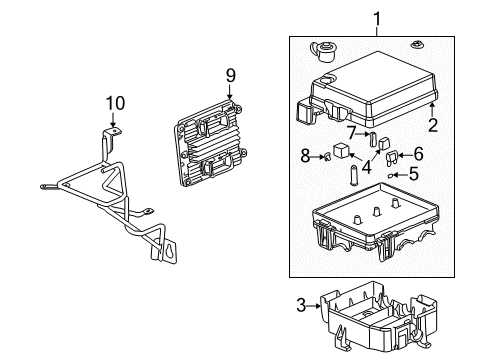 2003 Saturn Ion Electrical Components Diagram 3 - Thumbnail