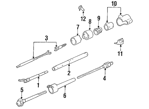 1987 Chevy S10 Blazer Ignition Lock Diagram