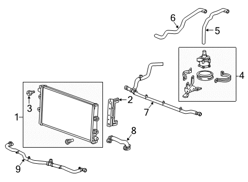 2016 Cadillac ATS Intercooler - Belts Diagram 7 - Thumbnail