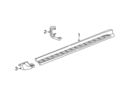 2016 Chevy Tahoe Running Board Diagram 3 - Thumbnail