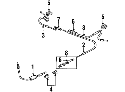 2003 Oldsmobile Aurora Connector Diagram for 15714661
