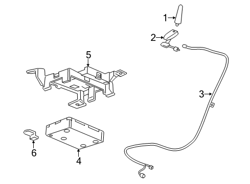 2011 Chevy Express 2500 Communication System Components Diagram