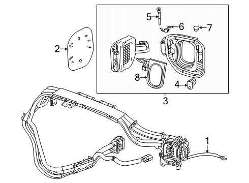 2025 GMC Sierra EV Electrical Components Diagram 2 - Thumbnail
