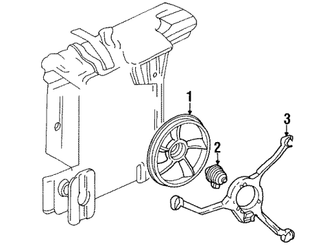 1994 Buick Century A/C Condenser Fan Diagram