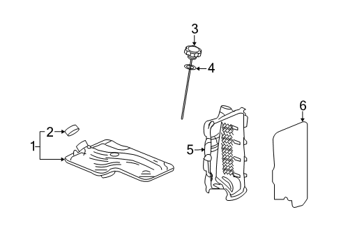 2008 Pontiac Torrent Filter Diagram for 24253593