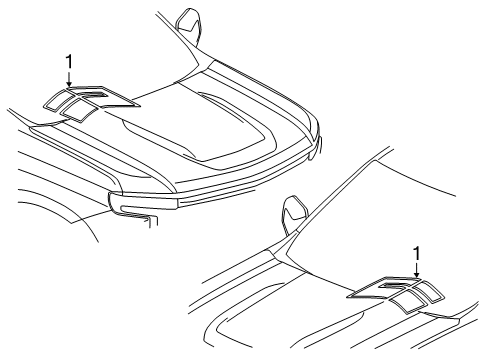 2024 Chevy Silverado 1500 Stripe Tape Diagram 2 - Thumbnail