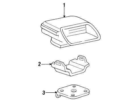 1995 Chevy Beretta High Mount Lamps Diagram