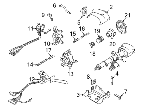 2002 Chevy S10 Housing & Components Diagram