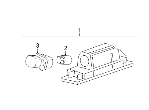 2023 Chevy Camaro Bulbs Diagram 3 - Thumbnail