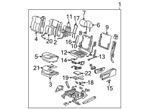 2005 Chevy Silverado 2500 HD Heated Seats Diagram