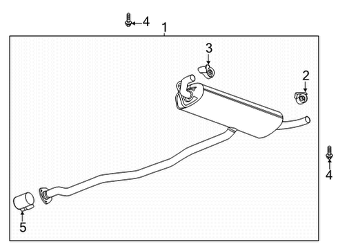 2023 Chevy Trailblazer Exhaust System Diagram 4 - Thumbnail