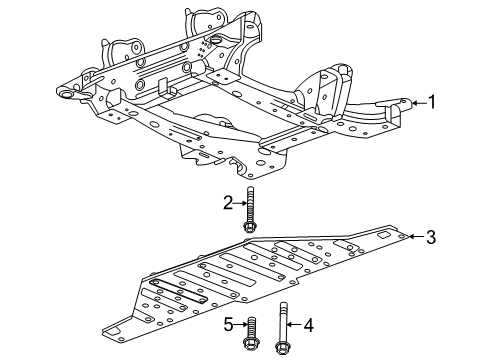 2024 Chevy Silverado EV Front Suspension Diagram