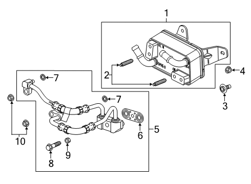 2024 Chevy Silverado 1500 Trans Oil Cooler Diagram