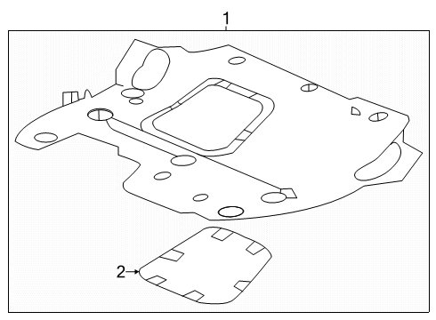2024 Buick Envision Splash Shields Diagram