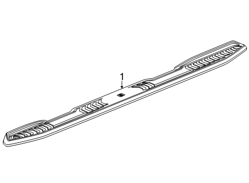 2025 GMC Sierra EV Running Board Diagram