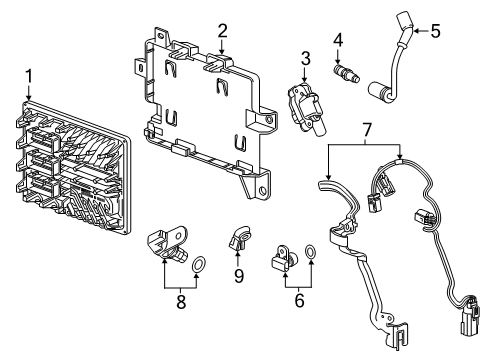 2021 GMC Savana 3500 Ignition System Diagram 2 - Thumbnail