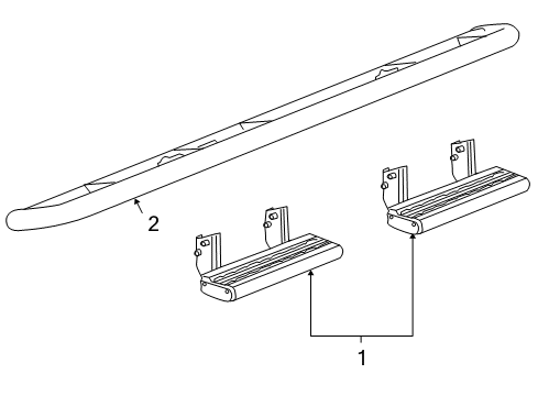 2009 Hummer H3 Running Board Diagram