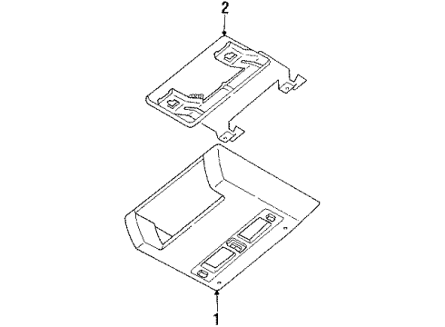 1994 Chevy Lumina APV Overhead Console Diagram