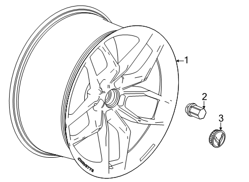 2025 Chevy Corvette Wheels Diagram 6 - Thumbnail
