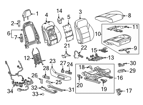 Module, Front Diagram for 85608019