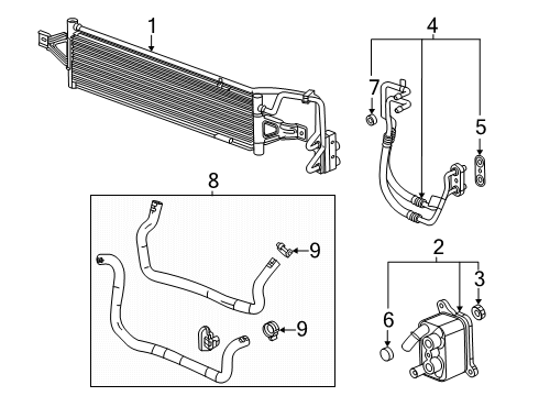 2021 Chevy Trailblazer Oil Cooler Diagram