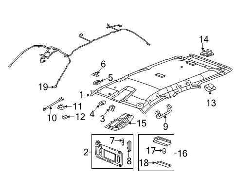 2010 GMC Terrain Harness Diagram for 20942420