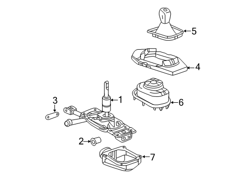2017 Chevy SS Shifter Assembly Pin Diagram for 92293205