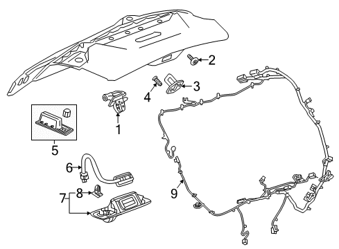 2020 GMC Terrain Lift Gate Diagram