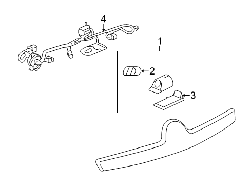 2013 Buick LaCrosse License Lamps Diagram
