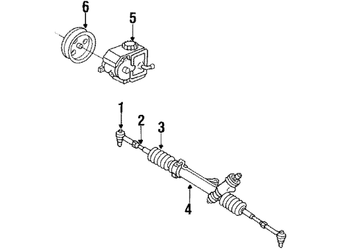 1986 Buick LeSabre P/S Pump & Hoses Diagram 3 - Thumbnail
