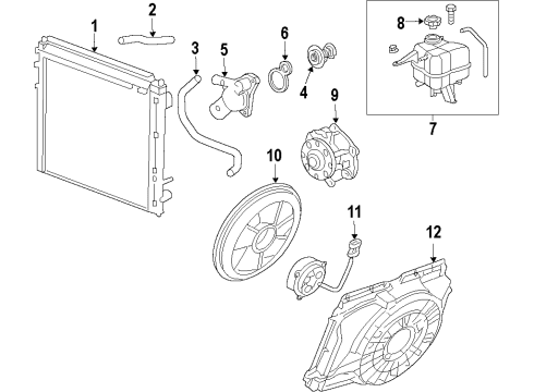 2009 Cadillac SRX Cooling System Diagram 2 - Thumbnail
