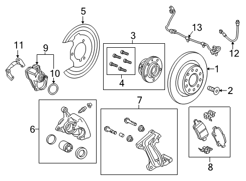 2017 Buick LaCrosse Actuator Seal Diagram for 13595647