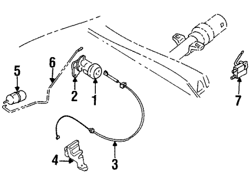 1994 Cadillac DeVille Switches Diagram