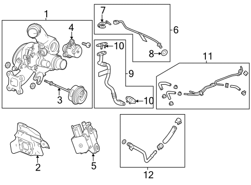 2024 Chevy Trax Turbocharger Diagram