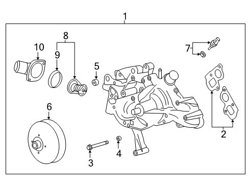 2025 Chevy Express 2500 Water Pump Diagram