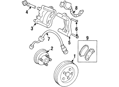 1996 Chevy Monte Carlo Anti-Lock Brakes Diagram
