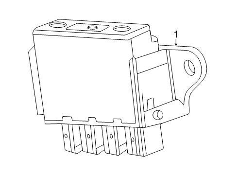 2024 GMC Sierra EV Parking Aid Diagram