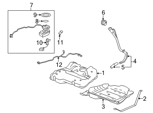 2009 Chevy Malibu Fuel Supply Diagram